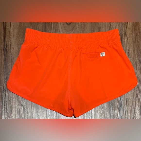 Billabong Coral Orange Athletic Surf Shorts - S - Picture 2 of 2